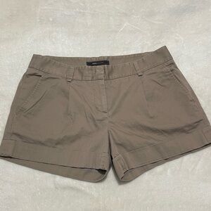 BCBG MaxAzria Mid Rise Pleated Shorts